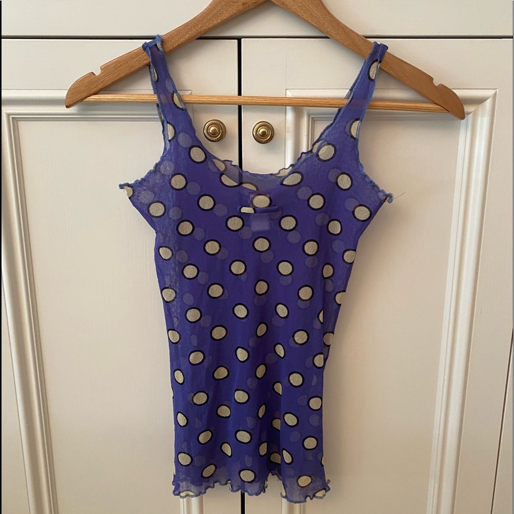 VINTAGE Jean Paul Gaultier sheer tank top